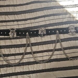 Killstar Waist Belt With Chains